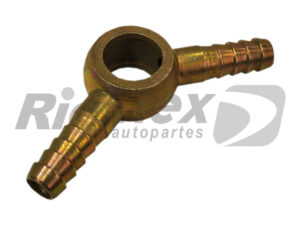 ARO DE 16MM CON RACORD DE 10MM DOBLE A 130 GRADOS